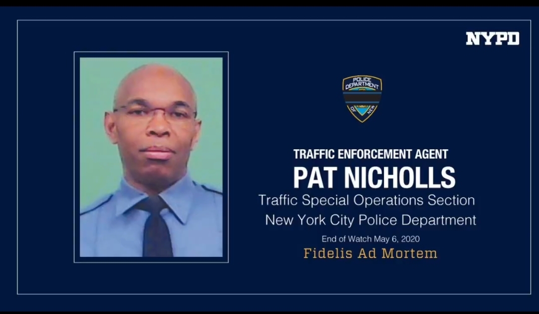 dead officer Pat Nicholls, veteran of the NYPD traffic department for 22 years, died from  #COVID. He was a loving  #girldad. He will be missed dearly by his children and grandchildren and through them his memory will live on. Thank you for your service Pat