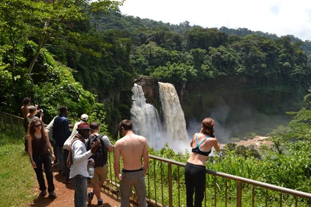 The great Menchum Falls whose tributaries meet the river Benue in Nigeria, rumored to hold electrical energy to supply West Africa.