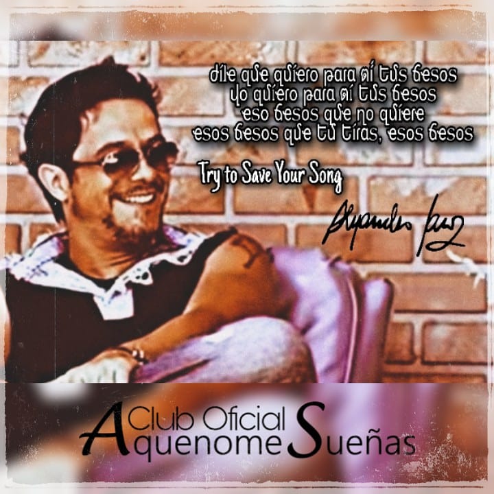 AQueNoMeSuenAS's tweet photo. ¿Recuerdas #TryToSaveYourSong del disco #NoEsLoMismo?
🎼🎶🎵Dile que quiero para mí tus besos
Yo quiero para mi tus besos
Esos besos que no quieres
Esos besos que tú tiras... esos besos 🎶🎵
#AquenomeSueñasfanpage #AquenomeSueñas #AlejandroSanz @alejandrosanz @aquenomesuenas https://t.co/91xoNL5PMI