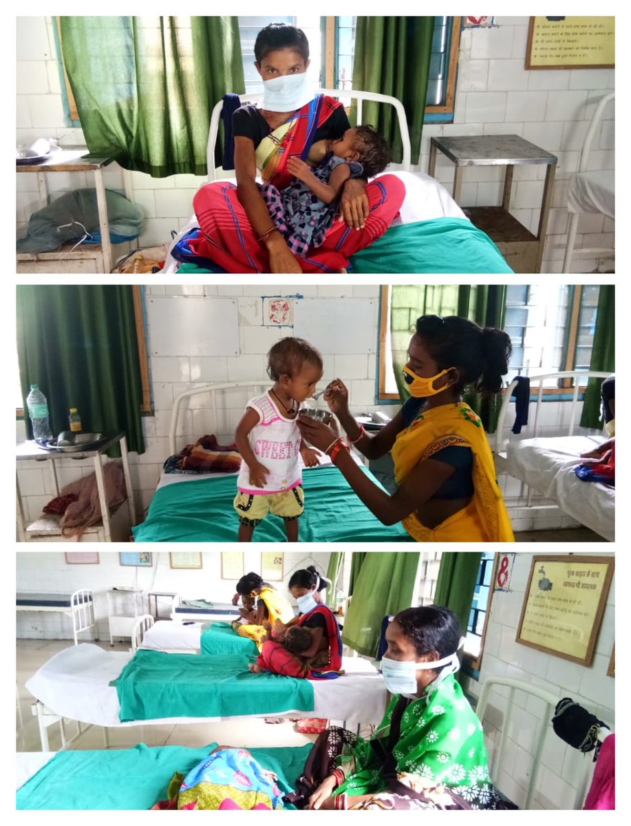 Thank you @GiridihDc for ensuring Malnutrition TreatmentCenters (NRCs) are continuing to provide #care & treatment for #SAM children with med complications. It's crucial in Covid pandemic. 

It is a pleasure to see kids eating eagerly!
@PoshitGiridih @NHM_JHARKHAND @MoHFW_INDIA