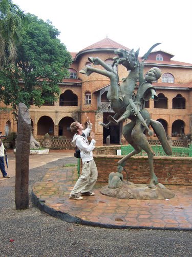 The sultan of Foumban's palace and the traditional museum engulfed with a rich history of the Bamoun dynasty. Foumban also memorial for the memorable "Foumban conference" of 1961