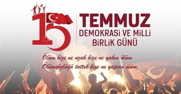 Milletimizin bağımsızlık iradesini bir kez daha ortaya koyduğu Demokrasi ve Milli Birlik Günümüzü kutluyor, tüm şehitlerimizi saygı ve rahmetle anıyoruz. 
⠀
#15Temmuz #DemokrasiveMilliBirlikGünü #MilletinZaferi