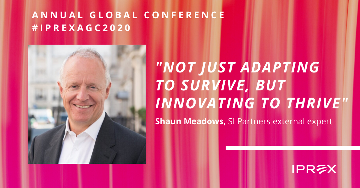 IPREX_Global's tweet photo. #IPREXAGC2020 Today, business expert Shaun Meadows with @SIPartners is talking to APAC & EMEA #IPREXpartners about how to lead in times of disruption, adapt their business and position themselves for future growth. Join the conversation!
#marketing #communications #COVID19 https://t.co/FERMHQXeK9