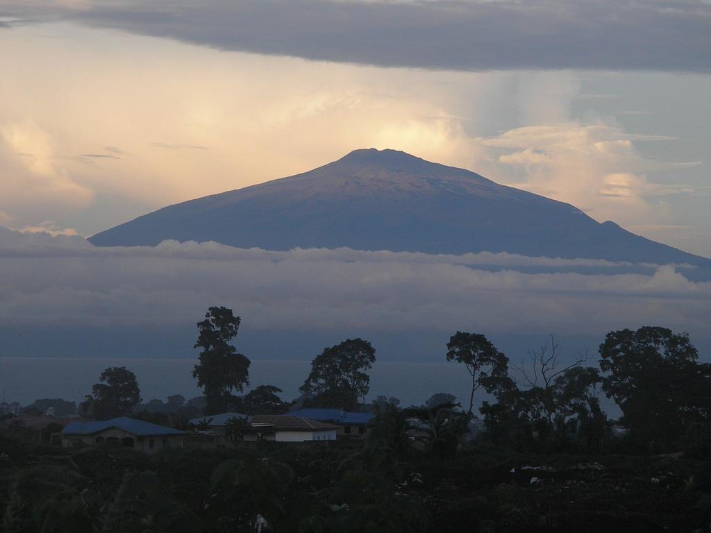 The Mount Cameroon also known as the "chariot of the gods" measured at some 4,040m. The highest in West Africa. Located in Buea