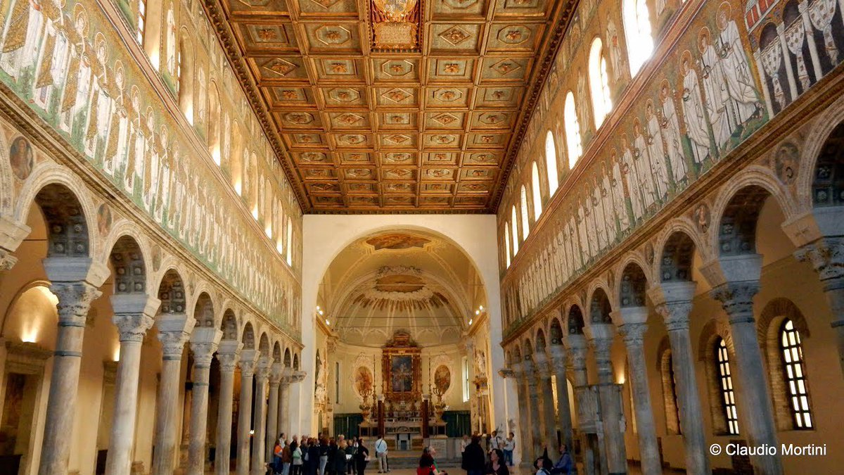 He meant that he would have shown to them what Byzantine art was really like. He took them to Ravenna. His friends marvelled in front of the basilica of Sant'Apollinare and San Vitale, the mausoleum of Galla Placidia.