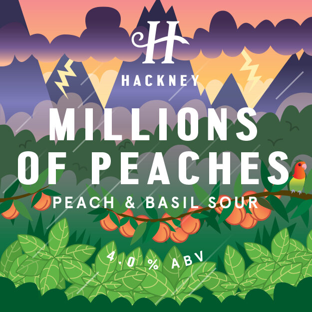 HackneyBrewery's tweet photo. Fresh peaches on the webshop! 🍑

We have canned an extended run of Millions of Peaches, our annual release of your favourite peach and basil sour, and it's over on the webshop now.

Free delivery over £50.

Order yours: https://t.co/dByGx8aoPQ https://t.co/TRHzw9lKOq