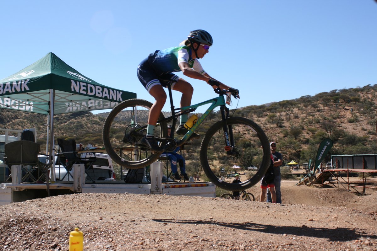 Namibian Championship success!  A great weekend presented by Rock and Rut and Nedbank, hosting Namibia's MTB XCO National champs.  To me an incredible honor to be wearing the National jersey this year coming.