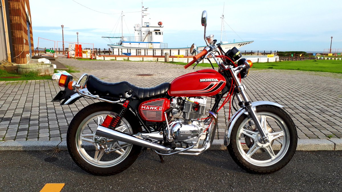 ホーク　バブ　角タンク　やかん　cb250t cb400t