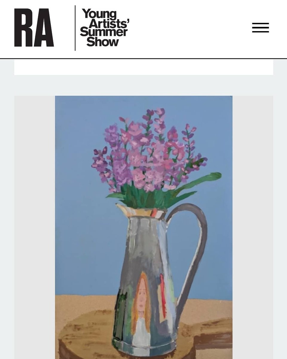 VLewis_CFGS's tweet photo. One of our brilliant year 7 Art students has their work being presented at the Royal Academy of Arts summer show! What a fantastic achievement Flo! 🎉🎉🎉 https://t.co/cfUwTKRdF7

#royalacademy #summershow #artstudent #painting #acrylicpainting #lockdown @riaharris27 @CFGS https://t.co/tdm5EdslhR