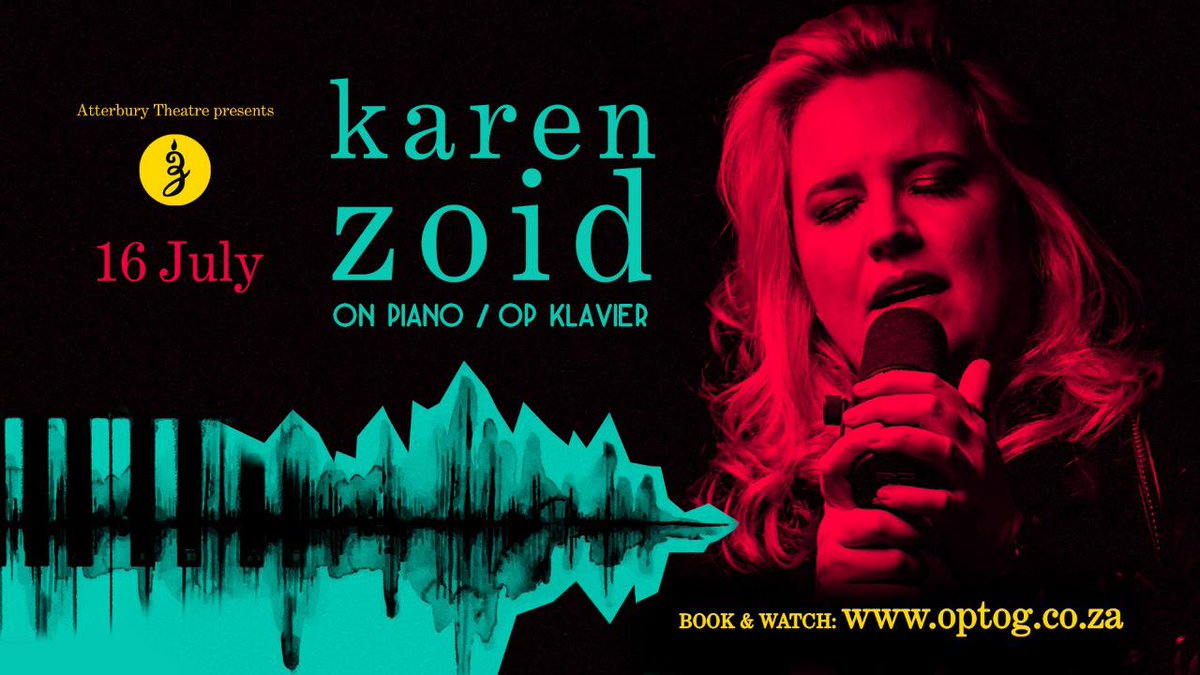 THU 16 JUL | 20:00 | online | <a href="/karenzoid/">karen zoid</a> on piano ft stripped-down versions of some of her favourite songs.

Tickets | R150 | bit.ly/2B05vvf