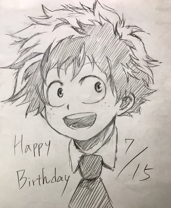 【再掲】デクくん誕生日おめでとう!#緑谷出久生誕祭2020 