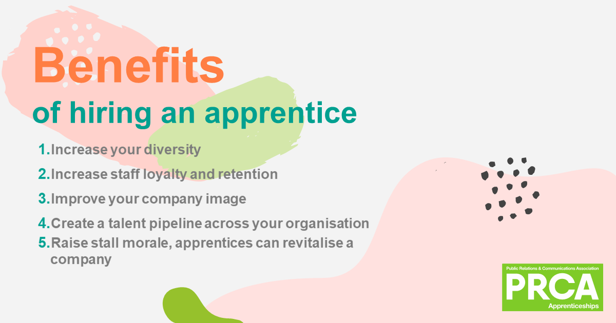 PRCA_HQ's tweet photo. Now is the time for organisations to capitalise on the benefits of the @PRapprentices Programme following Chancellor @RishiSunak's announcement of new cash incentives. #APlanForJobs

Find out how you can boost your business with an apprentice. 👉  https://t.co/lWC6EjTRhB https://t.co/Fi1ojpF1cq