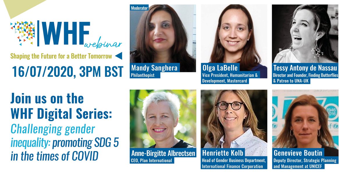Mandy_Sanghera1's tweet photo. I’m really please that #PattyAlleman from @UNICEF will be joining @BoutinGboutin at @WHForumLondon on Thursday I’ll be moderating a panel with @tessy_de @HenrietteKolb  @IFC_org #AnneBirgitteAlbrectsen @Plan   #OlgaLaBelle @CNTR4growth #genderequality  https://t.co/4W62uDFLgO https://t.co/6kVrFJuNIp