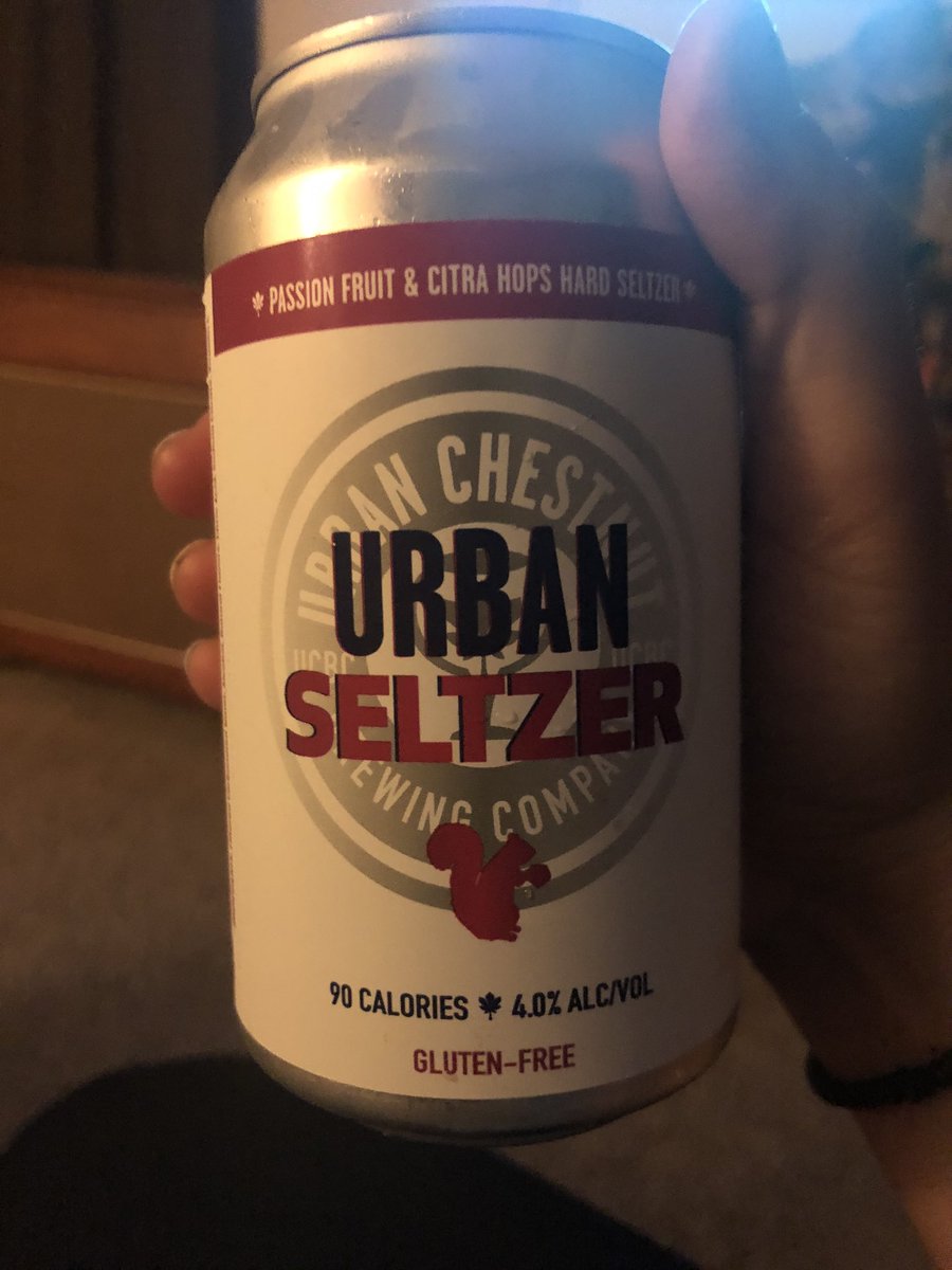 katie_cammm's tweet photo. Admittedly, Iโve been somewhat resistant to the seltzer craze. However, the seltzers coming out of craft breweries have been surprisingly awesome. Loving this passion fruit & Citra-hopped seltzer from @urbanchestnut
#notanad #ijustlikeit https://t.co/ATOJ6XuZYe