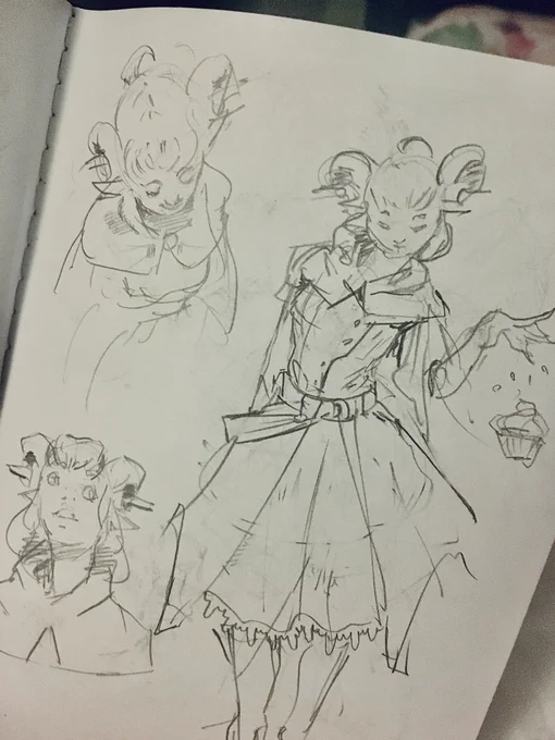 I should just get used to sharing the random stuff in my sketchbook. 