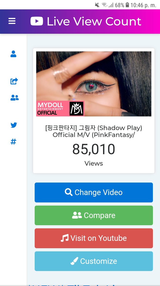 K_Sun02's tweet photo. Vamos bien...sigamos asi
Ya 85K

#ShadowPlay_PF 
#ShadowPlay 
#ShadowPlayOutNow 
#ShadowPlay_PinkFantasy https://t.co/wAyFPvm4mf