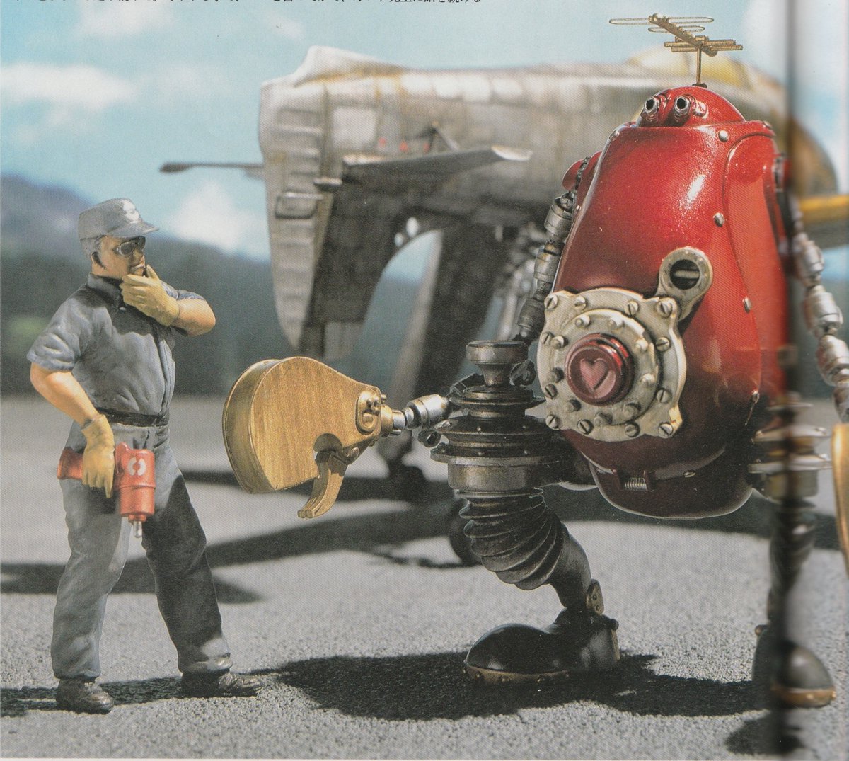 1/20アレンジド・ロボコン二足歩行バージョン。1997年月刊ホビー