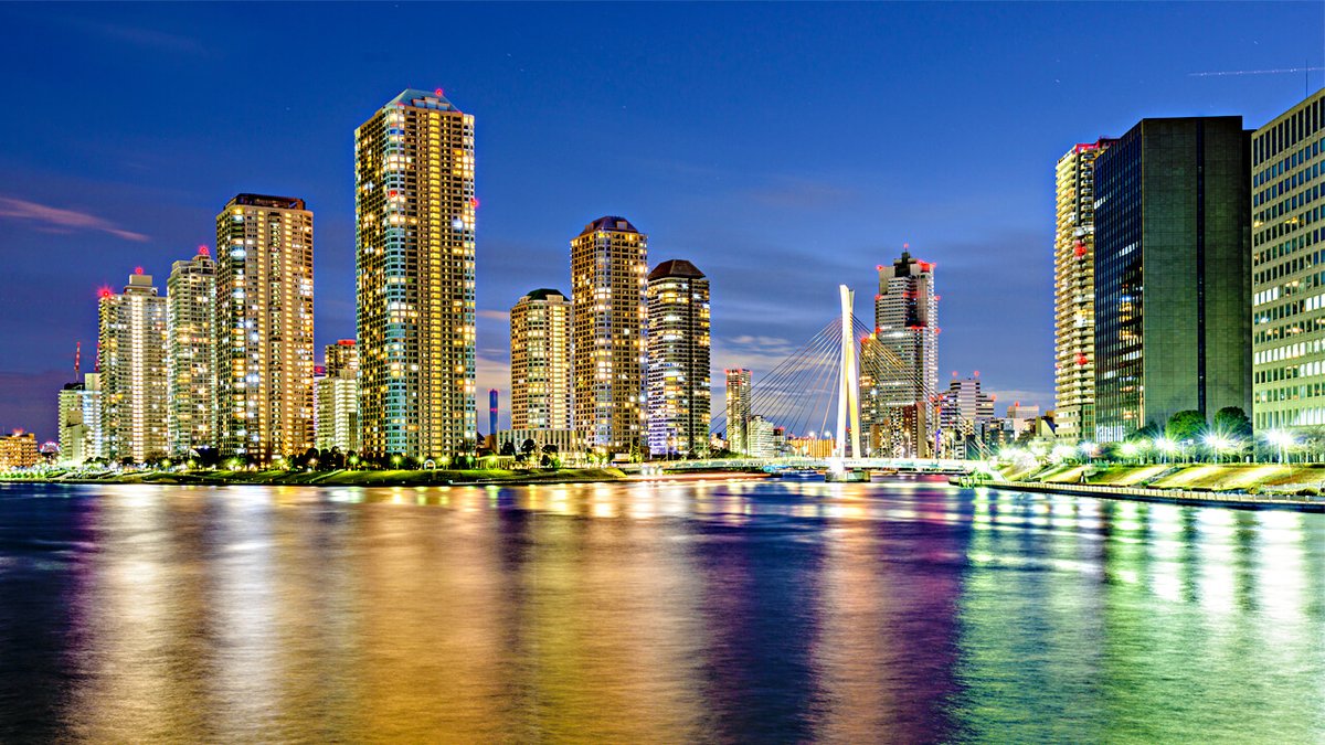 Tokyo_gov's tweet photo. #TokyoFunFact: How did #Tsukishima (“moon island”) get its name? Long ago, there was a popular spot within the Tokyo Bay frequented by locals to enjoy a beautiful view of the #moon #TokyoNames https://t.co/dNOOnATzwa