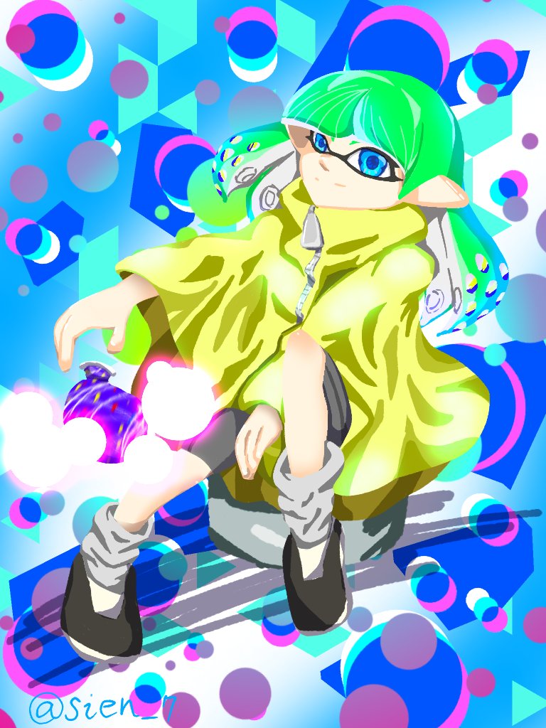 sien_7's tweet photo. イカちゃんを描いてみました。
#スプラトゥーン #任天堂 https://t.co/bXZ1lq7N9s