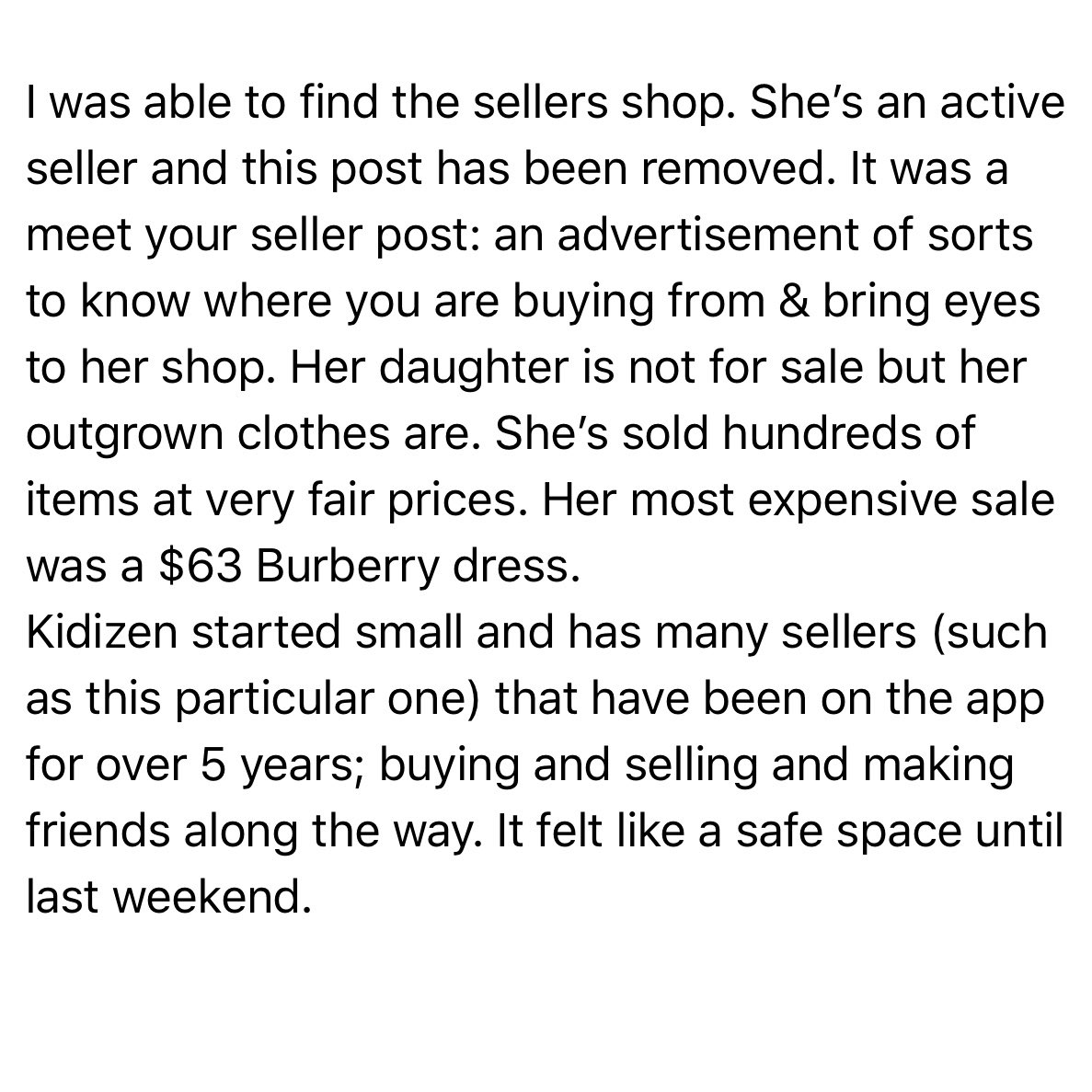 Sammyyantha's tweet photo. @oneinchpeen @Laurs126 I’m too long winded for Twitter 😆 I realize these posts seem very strange. I am sure a lot of much needed updates and app improvements will come of it. Especially a better way to post things that are not a sale post. https://t.co/FKoulwsFRn