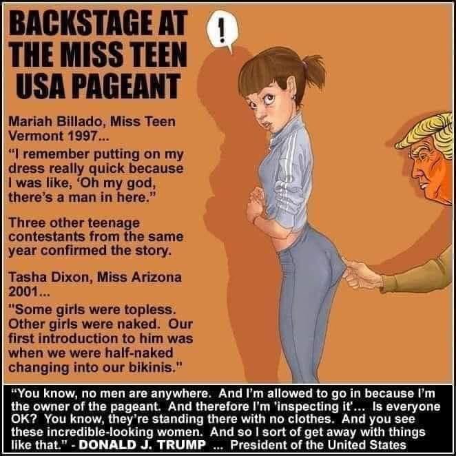 GoodGooblyDem's tweet photo. @jwseneker @iammix24 @SebGorka @realDonaldTrump @JennaEllisEsq Yes Trump is disgusting.
#TrumpDeathToll137K #TrumpLiesPeopleDie #TrumpFailedAmerica #RacistInChief #sexistinchief #teenpredator #trumpmencheat #3wives #paidwomenforsex https://t.co/zES72FXA1z