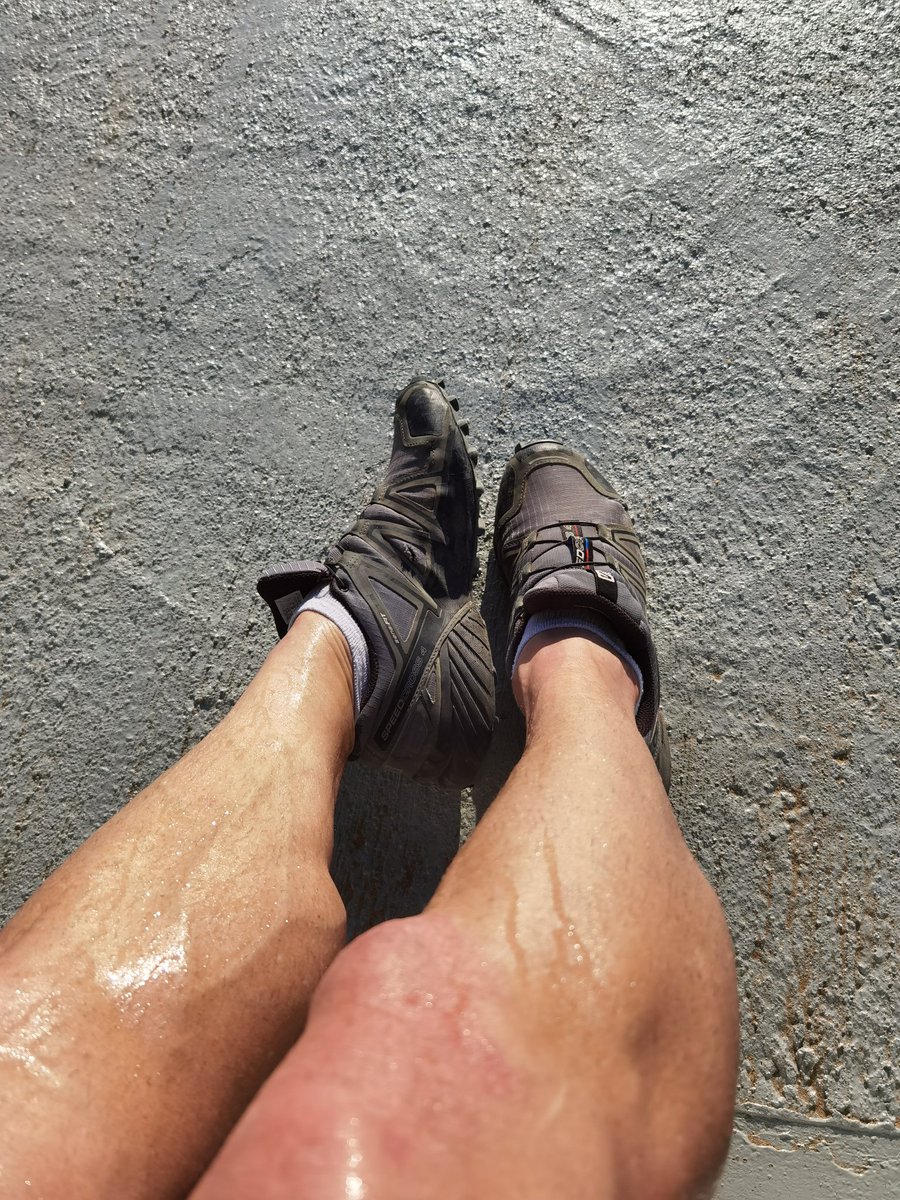 MikeEmmerich's tweet photo. #salomon #speedcross4.. Time to trade in 650km of desert rock and trail running.. Getting ripped 🤔 after 8 months of battering  @SalomonSports @SalomonSpeed.. Upgrade to #speedcross5? https://t.co/wqa7fCpAL8