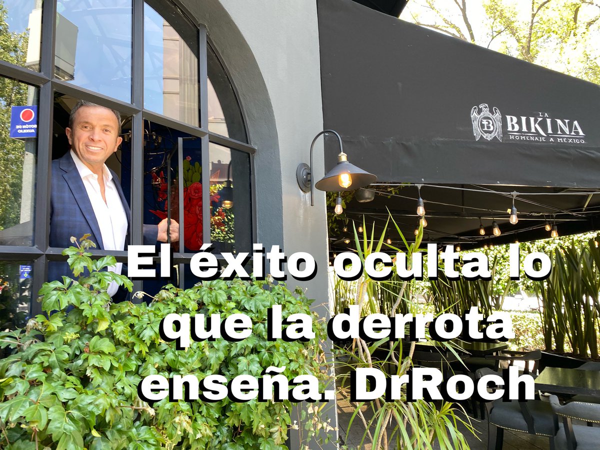 dr_roche's tweet photo. El éxito oculta lo que la derrota enseña. #DrRoch https://t.co/YL1H4Caefj