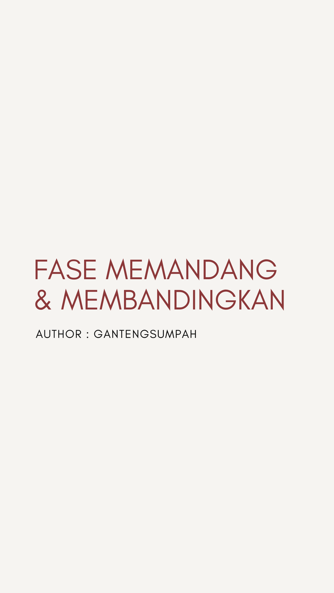 gantengsumpah's tweet photo. Fase memandang &amp; membandingkan. https://t.co/TNoiVqX5Ri
