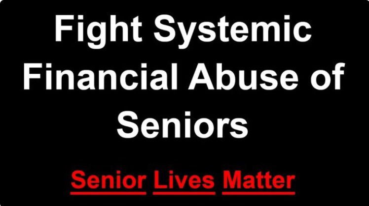 Does elder abuse piss you off? Are you sick and tired of the banks getting away with financial murder? Do you know of someone who was financially exploited at a bank? Follow me, tell me your story.