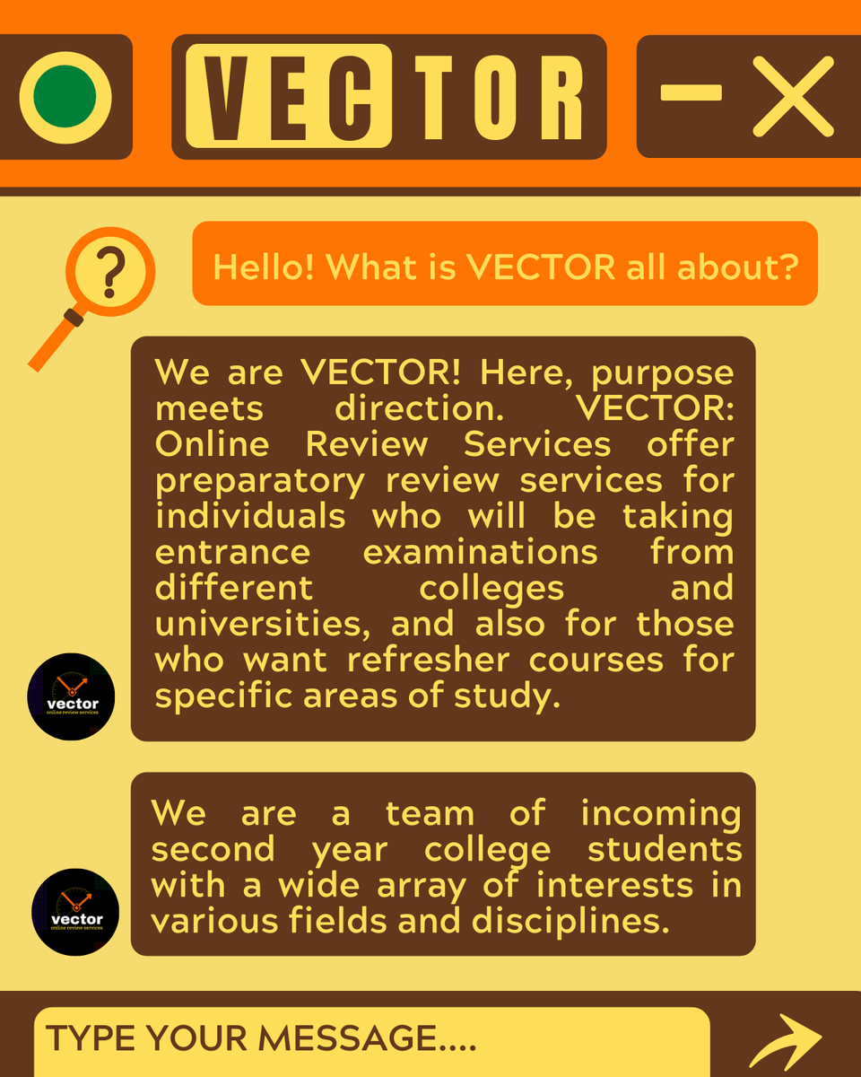 Vector_ORS's tweet photo. Kayo ba si Vector Magtanggol?
Well, hindi kami 'yun, pero we can give you the direction that you need!
#Vector
#WherePurposeMeetsDirection
#CETs2021 https://t.co/4V65orDaL0