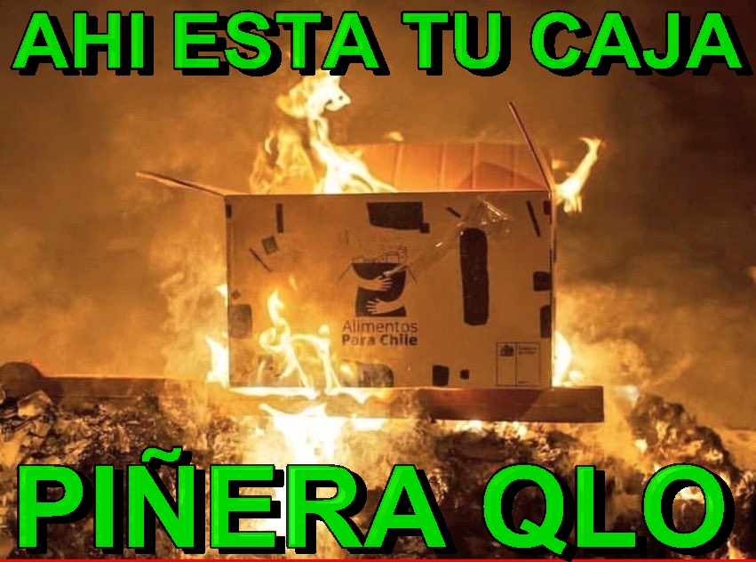 JOSESALAMANCA14's tweet photo. HAY TENI TU CAJA PIÑERA QLO
METETELA EN LA RAJA
#MartinPradenasDurrViolador #RENUNCIAPIÑERA
#JusticiaParaAntoniaMV #PACOSSINGLORIA
#EstallidosSocial #NoSon30PesosSon30Años #ChileDesperto #Volveremos #LOPRADO
#ElPuebloAyudaAlPueblo
#ChaoModeloNeoliberal https://t.co/HaAwVqteRD