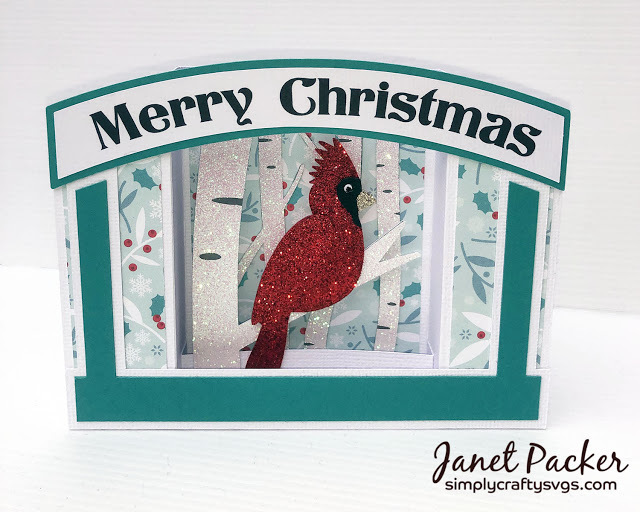 CraftingQuine's tweet photo. Christmas in July - Folding Cardinal Card https://t.co/GDedwwhTI2