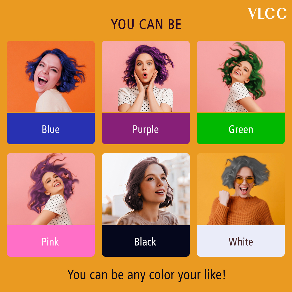VLCCindia's tweet photo. Hair Colors that suit you or please you – kick out the gloom and welcome colors you like!
Book your hair color appointment today.
.
#VLCC #VLCCcares #IMArecommendsVLCC #HairColor #VLCCOffers #VLCC4U https://t.co/gkcdCYwmKw