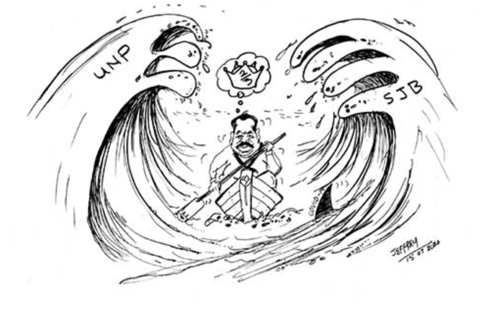 cartoonlka's tweet photo. Island cartoon by Jeffrey 

#GenElecSL #LKAElections2020 #SriLankaElections2020 #පාර්ලිමේන්තුමැතිවරණය #பாராளுமன்றதேர்தல்2020 #lka #SriLanka https://t.co/NAfPSSDP0S