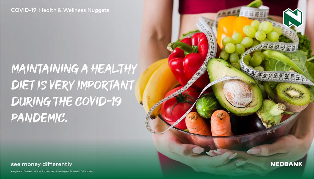 NedbankZimbabwe's tweet photo. Do your best to maintain a healthy diet! #MidWeekTips #StaySafe https://t.co/RoUYNc9Vax
