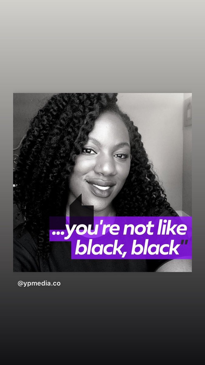 “...you’re not like black, black. “

Read the rest of Mariahs story (and so many more): ypmedia.co/post/mariah-co…

#1000Cuts #blacklivesmatter #blackvoices