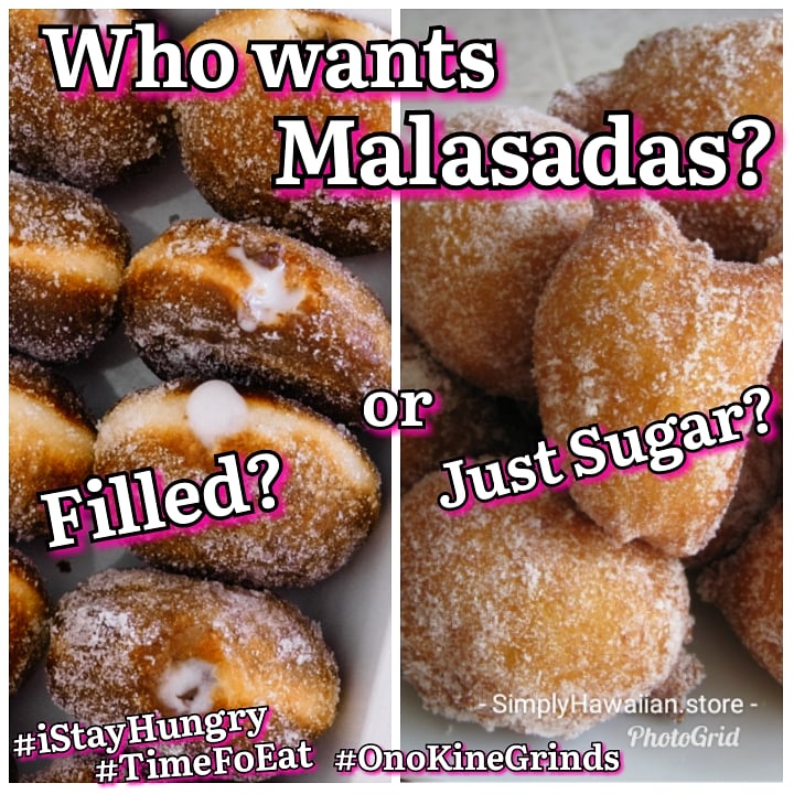 SimplyHawaiian's tweet photo. Got Da Craves or wat?
Who like Malasadas?
Filled or just Sugar? #Shoots 😊🤙
#iStayHungry #TimeFoEat #OnoKineGrinds
#Malasadas https://t.co/u4O3oFcgUM