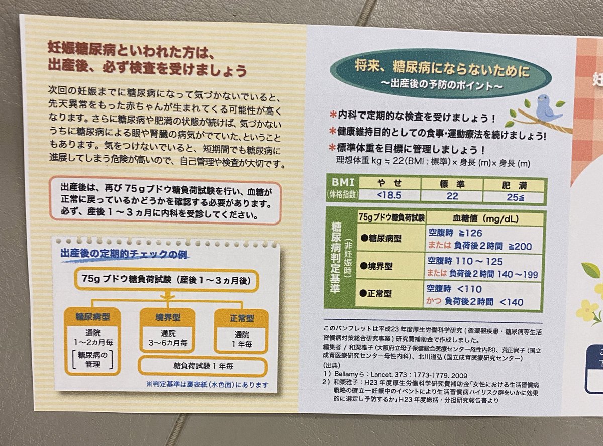よいしょ年子育児 妊娠糖尿病 産後の流れ 1年後の検査予約されたけど近くに住んでいるのだろうかww