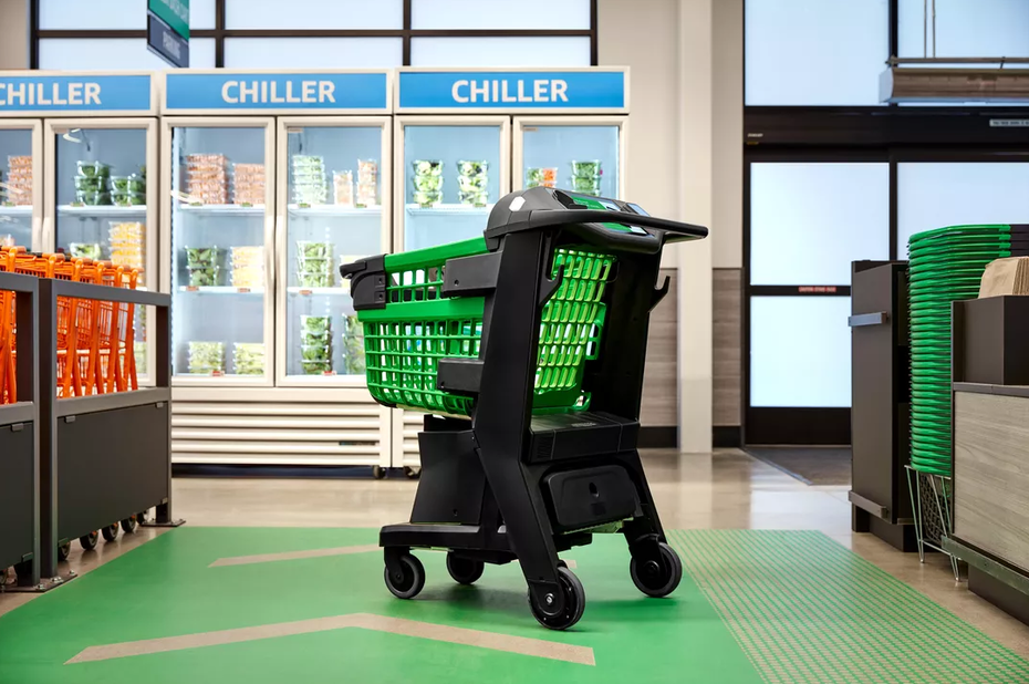 LUsineDigitale's tweet photo. Amazon annonce le lancement d’un chariot intelligent, le Dash Cart, d'ici la fin de l'année https://t.co/lyDXruaQLd https://t.co/O0YuuDuT7m