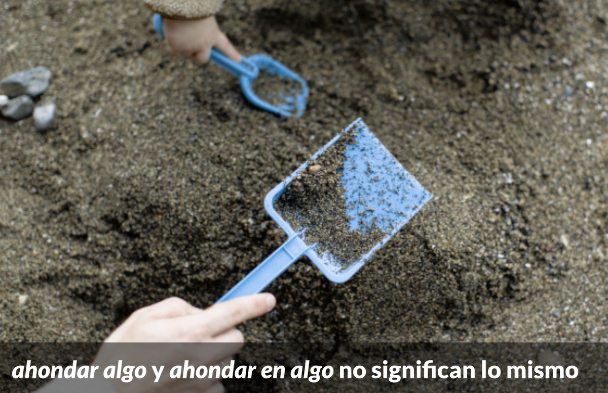 Fundeu's tweet photo. «Ahondar algo» significa 'hacer que algo sea más profundo'; «ahondar en algo», 'investigar en profundidad'. #recoFundéu 

https://t.co/lUnui05KUC https://t.co/7fsLmhTPtp