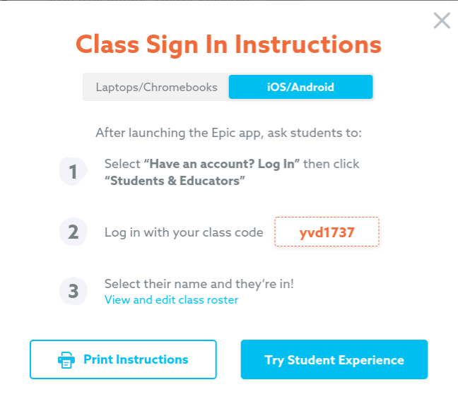 CarrJuniorYork's tweet photo. #CarrYear4 Here are the log on instructions for 4G & 4K if you would like to use your Epic Read account. There are instructions for iOS/Android & Laptap/Chromebook! Enjoy your reading! ππππ https://t.co/Wq6xWEz9Af