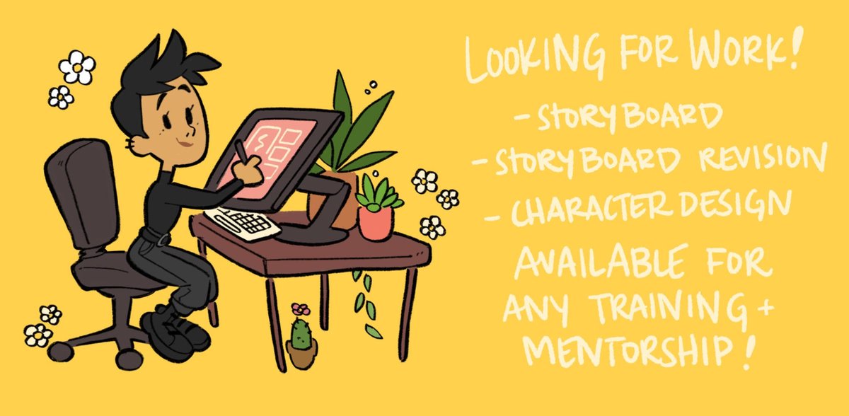 a little late to the party but hi #portfolioday ! i'm amie, a recent art school grad and i want to storyboard and design characters!! i'm down for any training and mentorships too! check out my work!
?️ https://t.co/uPWP61NcUX
? ameetoedraws@gmail.com 