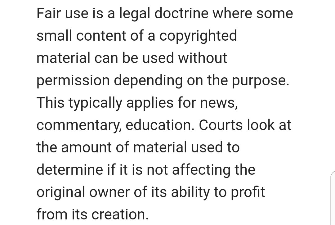 21.Chairman's production company under the legal doctrine "Fair Use" which can be viewed below. https://arstechnica.com/tech-policy/2017/11/bbc-makes-a-doc-about-bill-cosby-rape-allegations-gets-sued-over-copyright/?amp=1