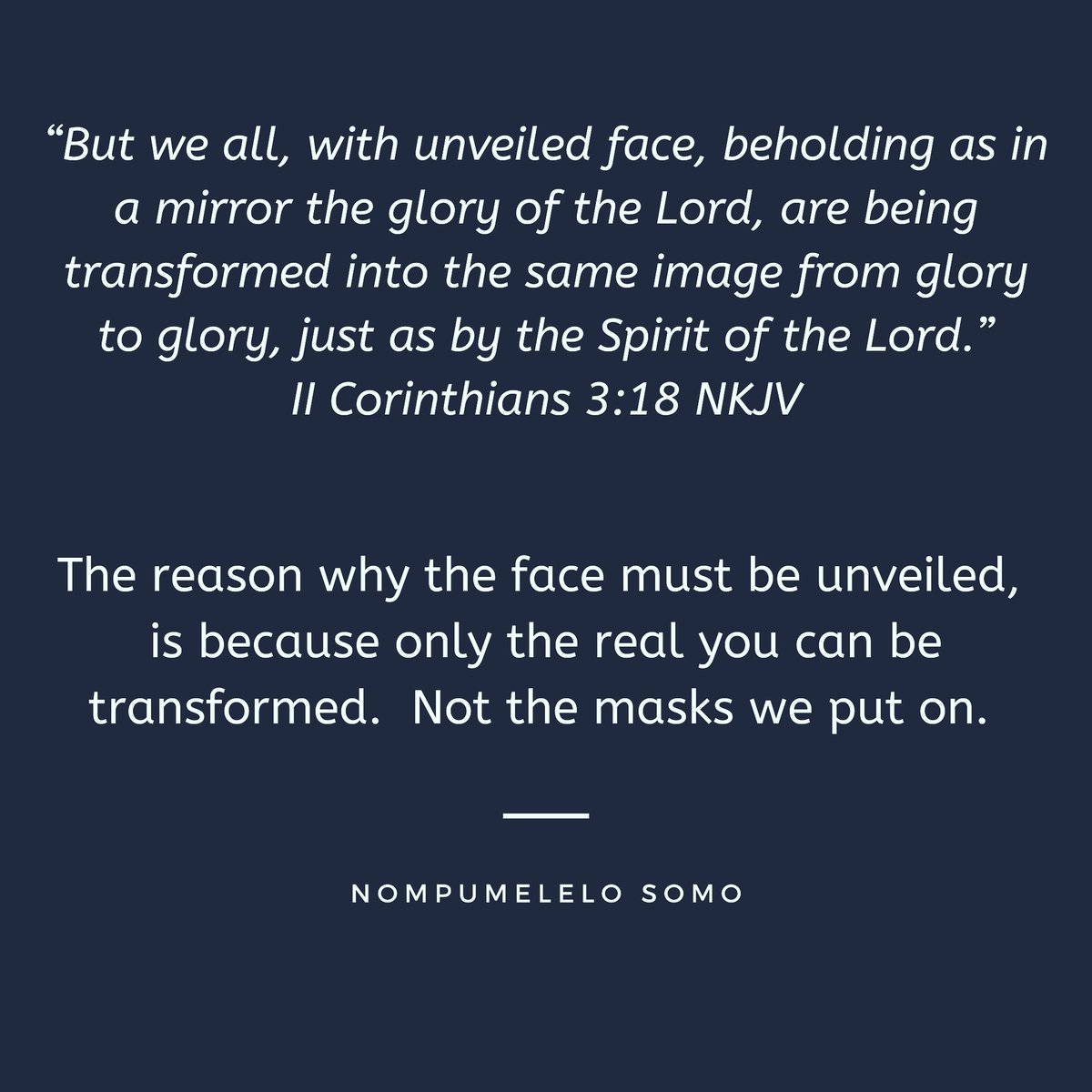 nompzs's tweet photo. Transformation requires transparency.
#WellsOfWisdom
#wednesdaymorning https://t.co/3ETznOj4P6