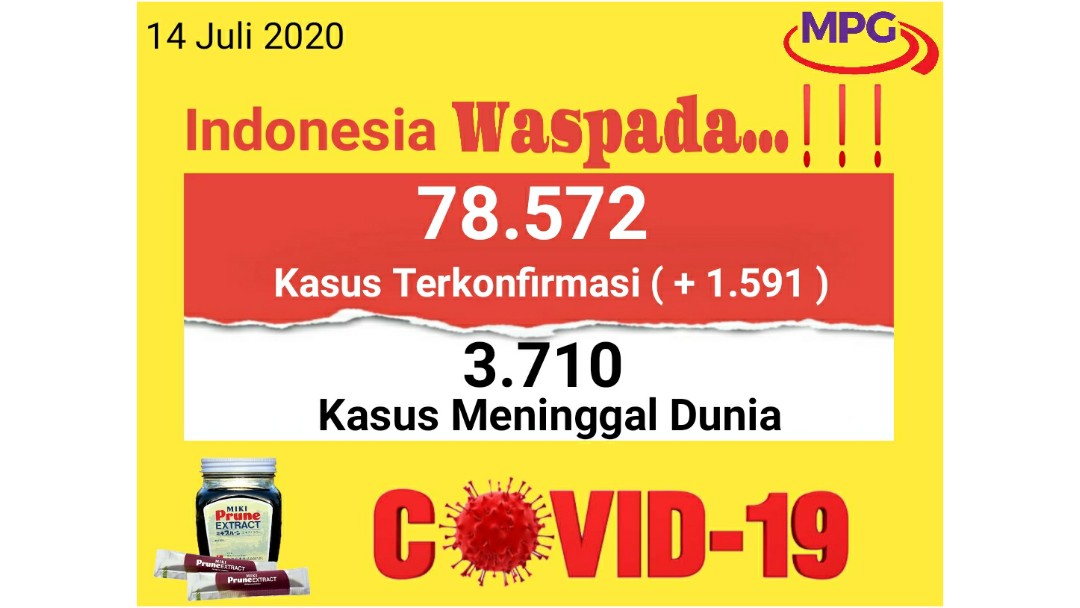 IndonesiaMPG's tweet photo. Dengan semakin bertambahnya kasus positif Covid-19 di Indonesia, membuat kita harus semakin waspada...

Polisakarida yang terkandung di dalam Miki Prune Extract dapat mengaktifkan alpha interferon dan sel pembunuh alami untuk melawan virus dan meningkatkan daya tahan tubuh anda https://t.co/NMMlhh5MhI