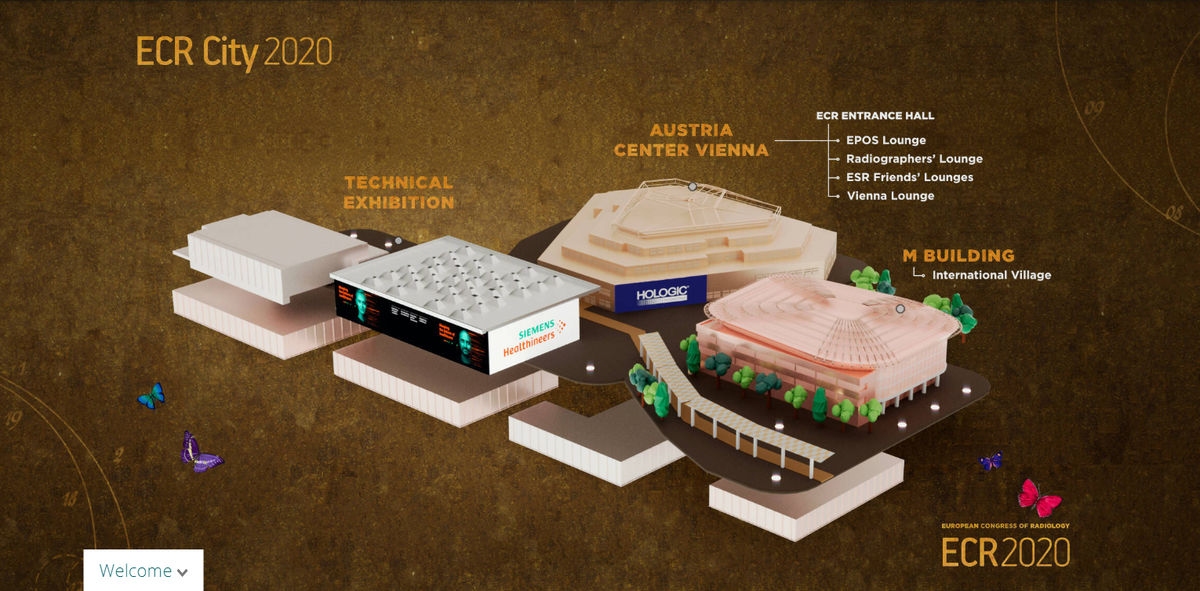 #ECR2020 2020 Europe's largest multi-professional radiological meeting starts today! Let's meet in the virtual space.