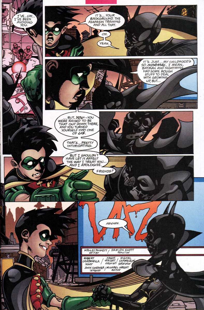 Short version, the duo (okay Cass does most of the work here taking down Deadeye with ease) and this time leave on good terms.