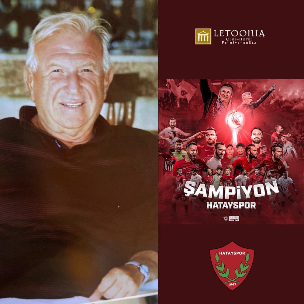 Letoonia otellerinin kurucusu  merhum onursal başkanımız Razık Gazel, 1967 yılında gençlerin ilgisine çekmek ve kötü alışkanlıklardan uzaklaştırmak için kurduğu Hatay Spor süper lige yükselmiştir.Emeği geçen tüm çalışanlarına teşekkür ediyoruz.