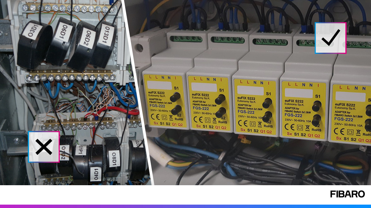 fibaro_global's tweet photo. #Installer, don’t waste time on looking for the wrong connection! Use #Eutonomy euFIX adapters on a DIN rail to install FIBARO #smarthome modules and have everything well-arranged and clearly labeled! Finding a defect won’t take you more than 60 seconds! 👍 https://t.co/nzCplhPyUE
