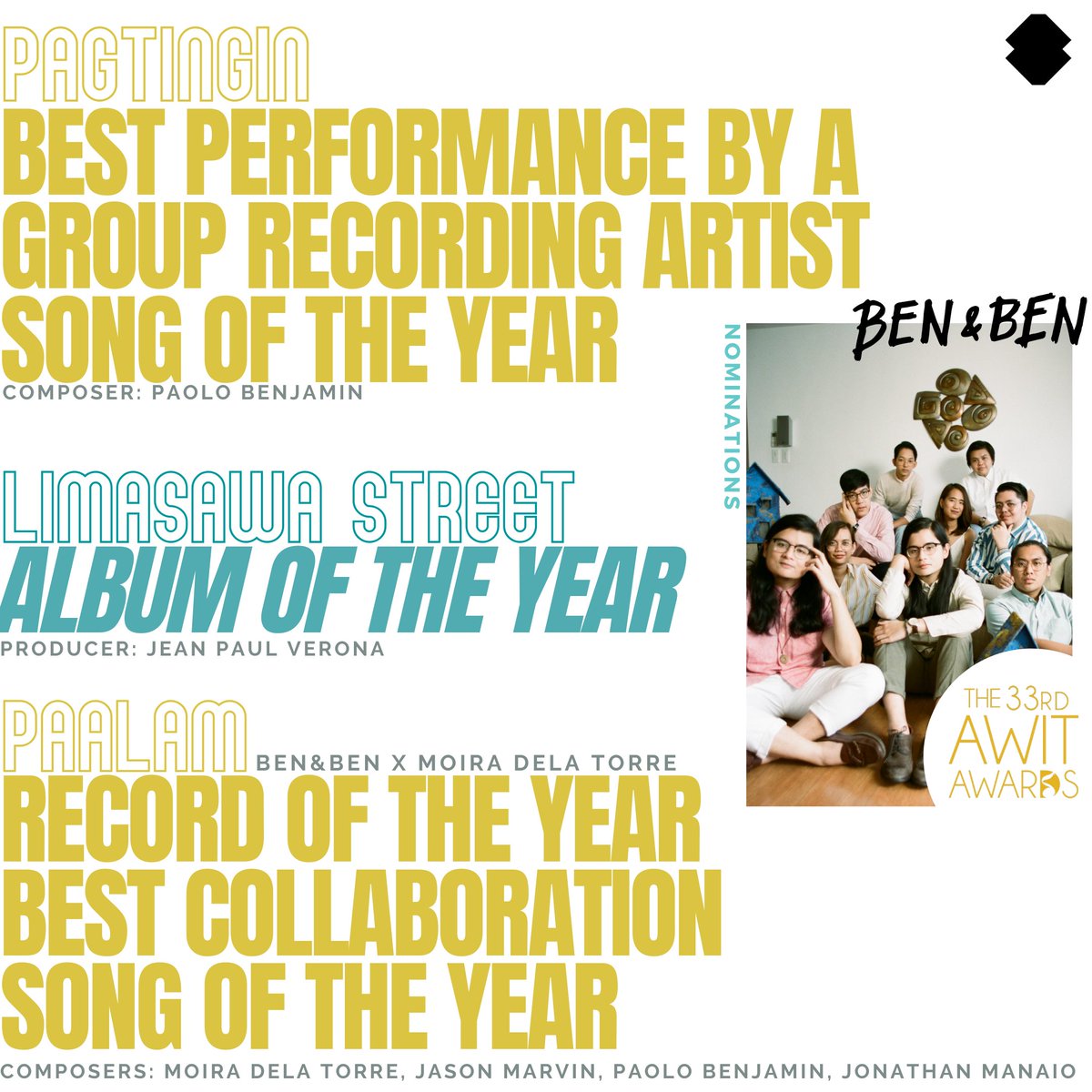 BenAndBenMusic's tweet photo. AwitAwards2020 🙏🙏🙏 https://t.co/6q3iTTm7lP